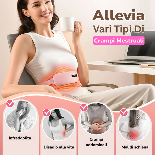 Cintura Riscaldante USB con Vibrazione