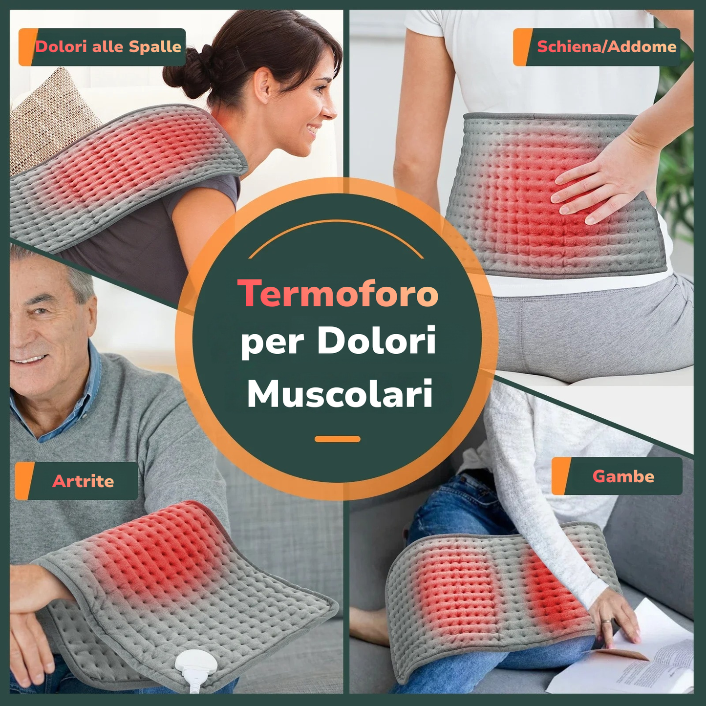 Tappetino Riscaldante Elettrico con Timer