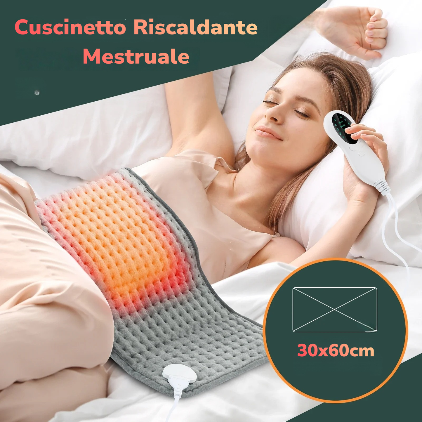 Tappetino Riscaldante Elettrico con Timer